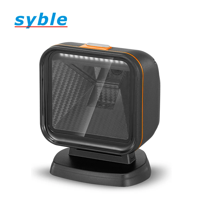 Syble Hot sale item XB-PS80H 2D Omnidirectional Barcode Scanner 1D 2D QR Code Desktop Bar Code Reader for Supermarket Store