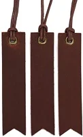 Leather Bookmark Handmade  Genuine Leather Book Marks  Perfect Bookmark for Men Women and Kids | Great Idea for Leather Gifts
