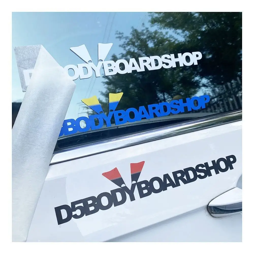 Устойчивые к ультрафиолетовому износу виниловые переводные наклейки защищенные от атмосферных воздействий с логотипом на бампер автомобиля лобовое стекло окна