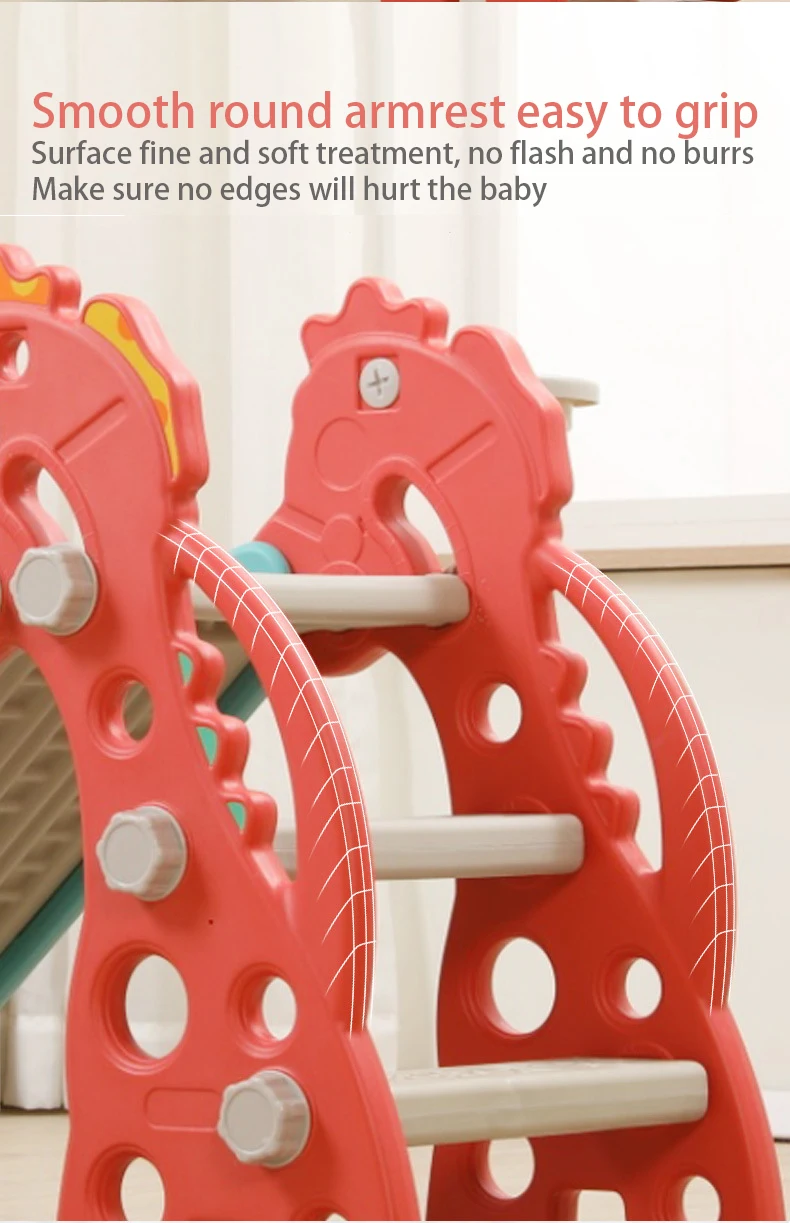 Children Folding Slide Baby crawling with Elevated Slide Customizable Indoor plastic Slide For Kids toys