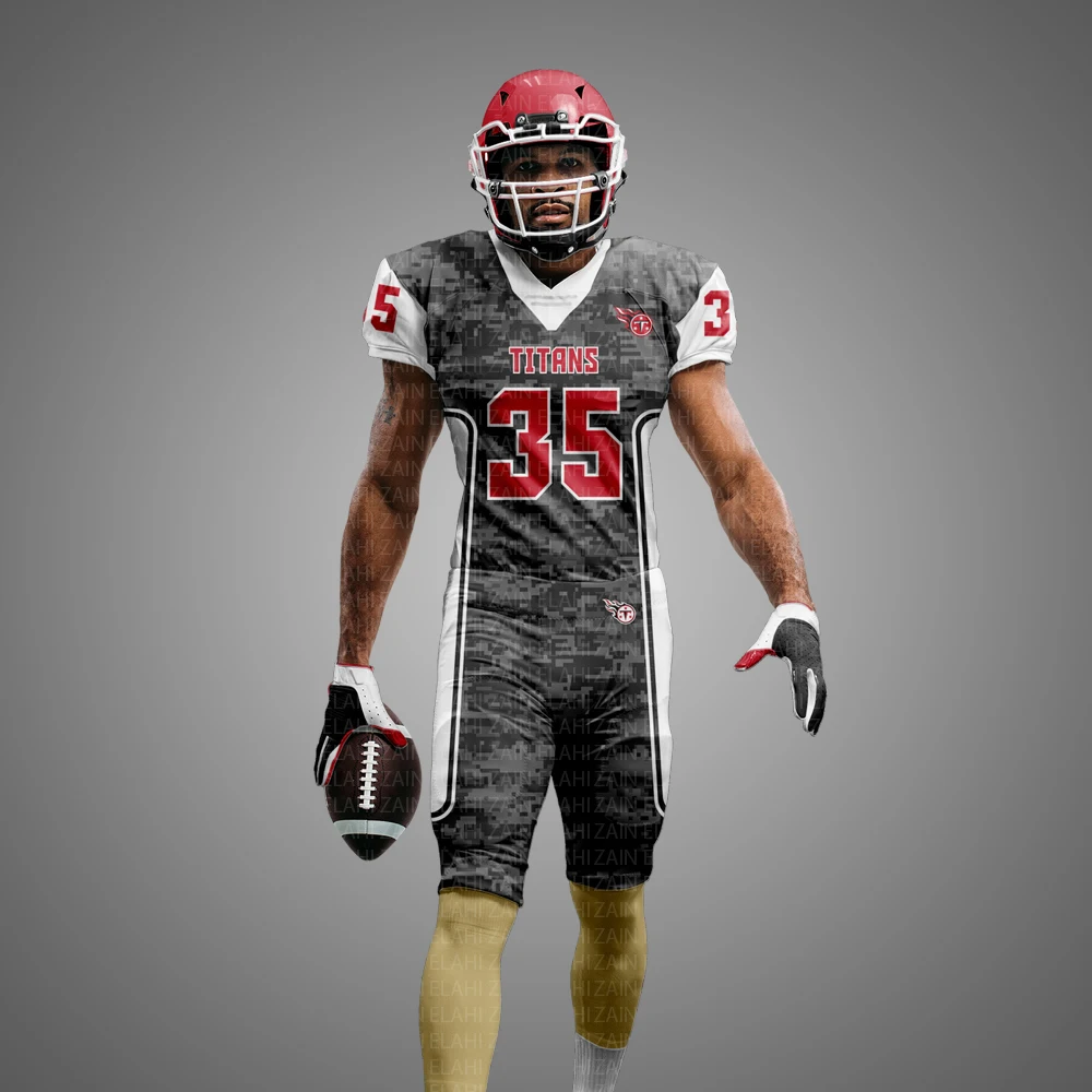 Professional customized team American football uniforms wholesale reversible American football jersey