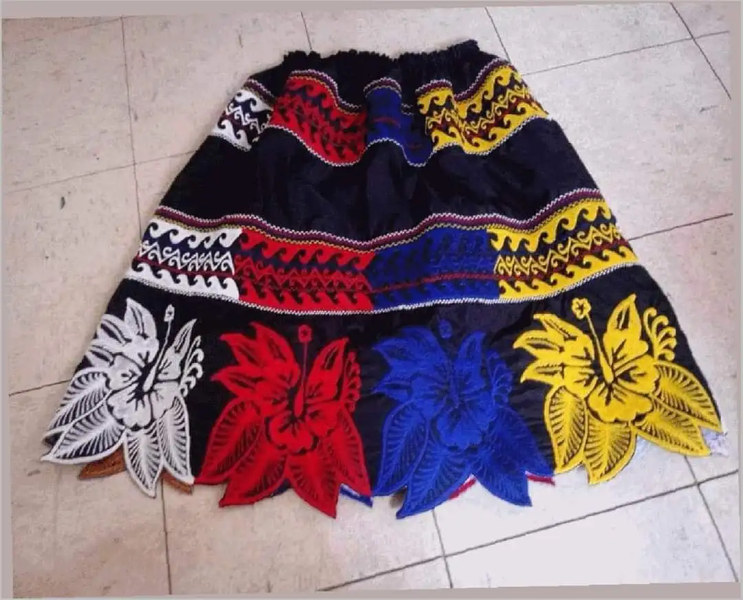 Women Embroidery Skirt Island Skirts Custom Designs And Sizes Wholesale High Waist Women Skirts