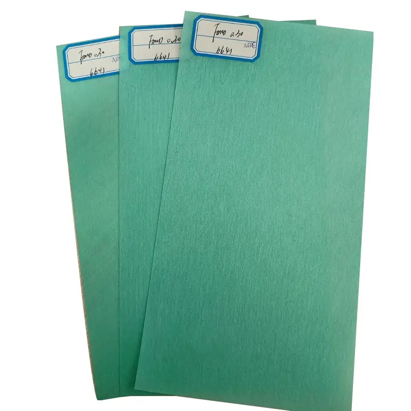 Wholesale Green 6641 DMD F Class Insulation Paper Material 0.25/0.3mm For Transformer Motor