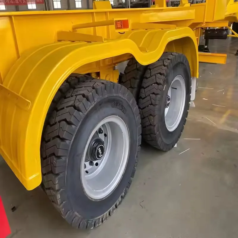 Semi truck trailer 20FT 40FT container chassis trailer truck