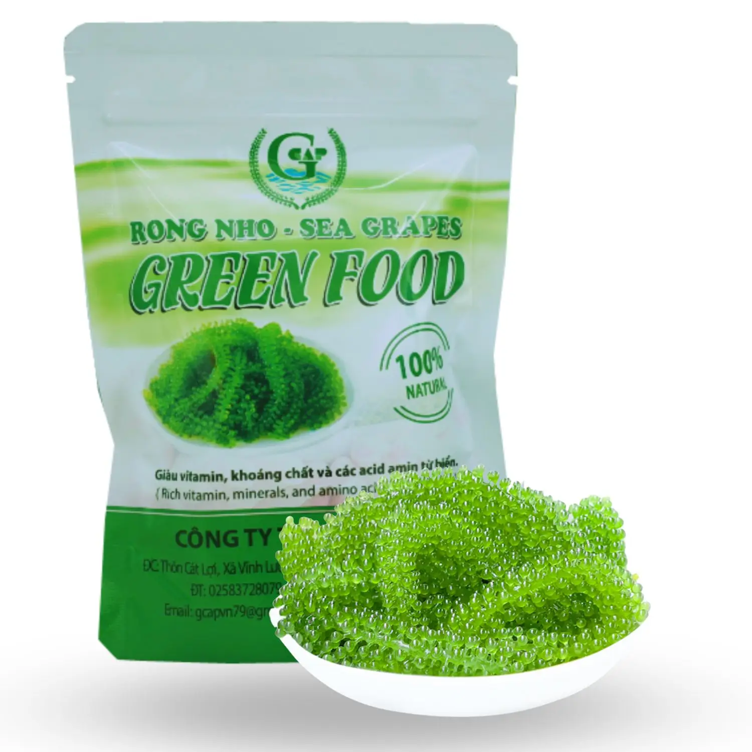 Seaweed Snacks Seagrapes Salted Vietnam Seagrape Best Price Haccp Certification Packaging In Carton Box From Vietnam Manufacture