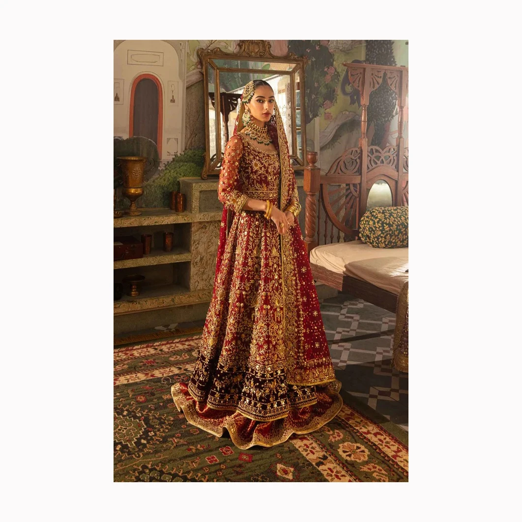 Presents Wedding Dress Bridal Gowns Salwar Suits Indian Party Wear Gown Anarkali Gown Low Price pakistan
