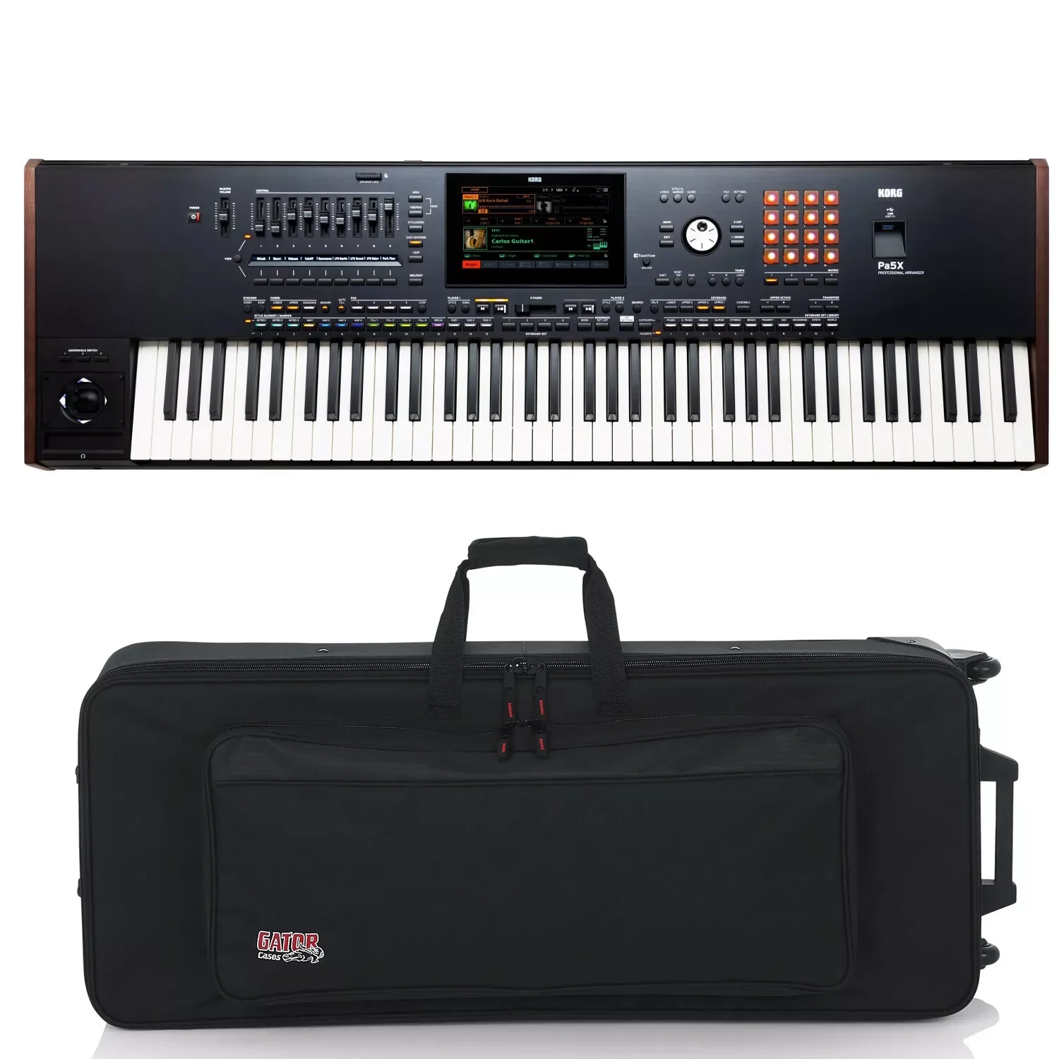 Fast Shipping For KorgS Pa5X 76 76-Key Professional Arranger Keyboard w/ Soft Case Available For Sale