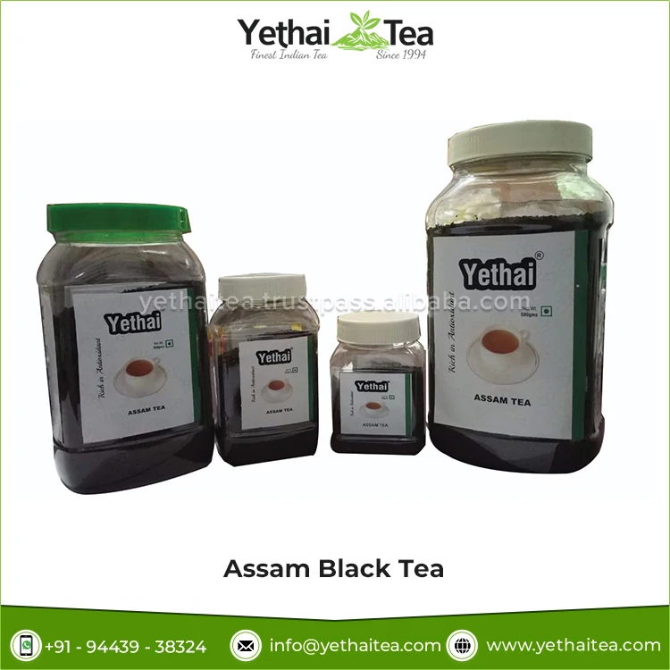 Commercial and Home Usage 100% Natural & Organic CTC Assam Black Tea Granule Loose Leaf Tea Powder at Low Price