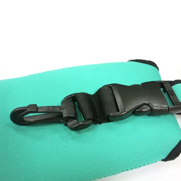 customized logo heat transfer printing neoprene water bottle holder