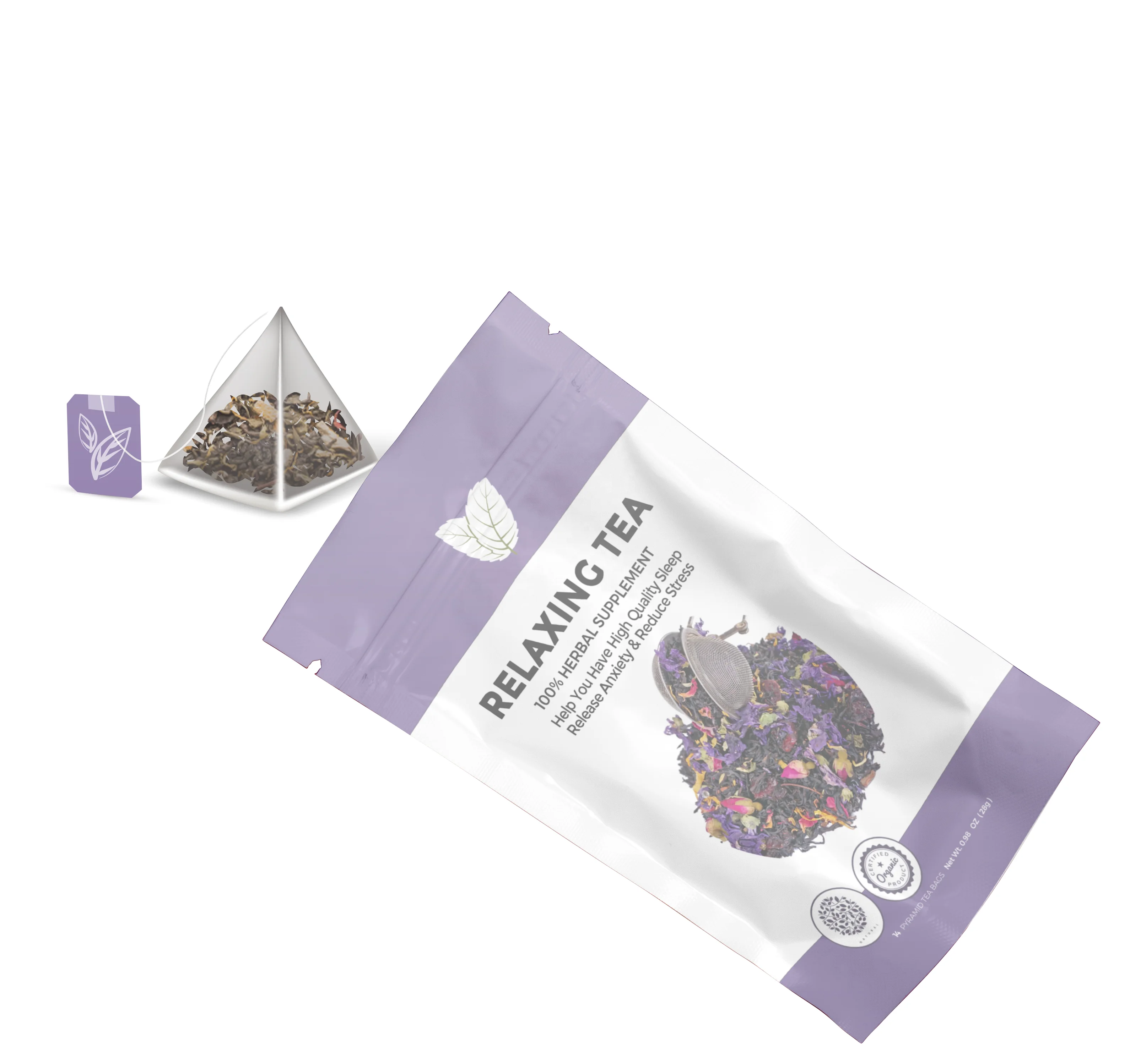 Deep Sleep Herbal Tea organic herbal tea for sleep good night tea with chamomile and lavender