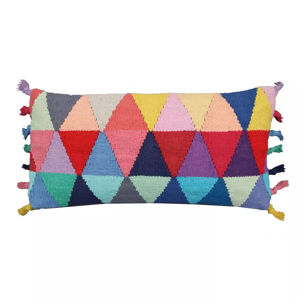 Super Soft fabric Kilim Lumbar Cushion Cover Decorative Pillow Cover handmade Pillow Cover in good price