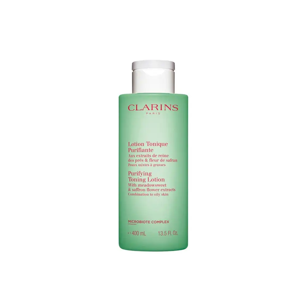 Clarins skincare products, designed to improve skin firmness and reduce wrinkles.
