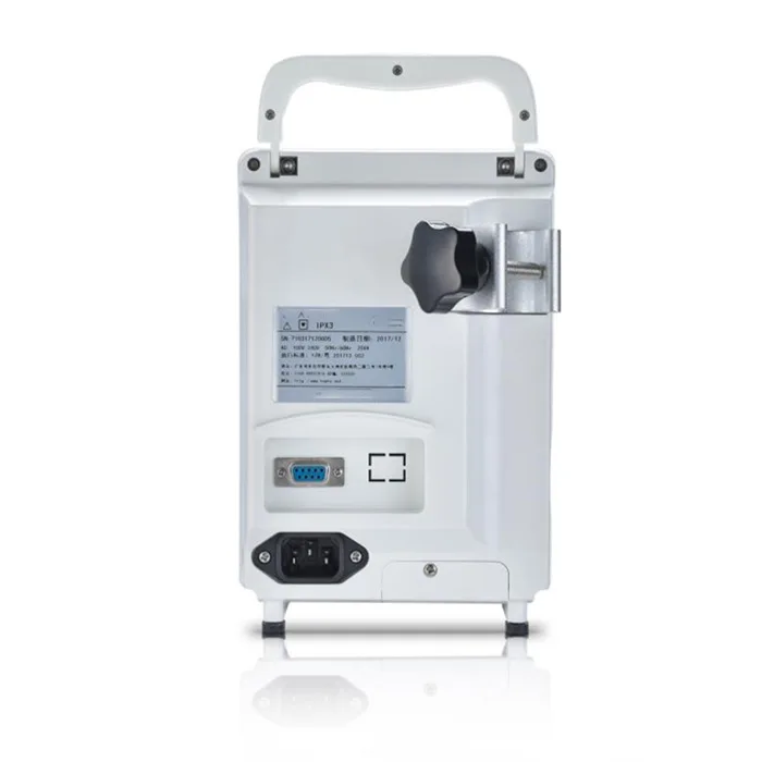 Medical Fluid Infusion Pump with Audible Visual Alarm