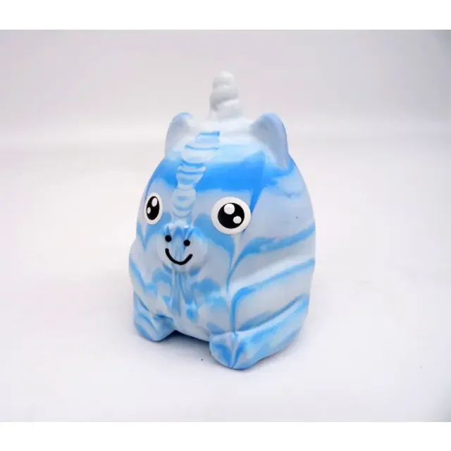 Unique 2 Tone Squeeze Unicorn Toy With Flour for Fun and Relaxation