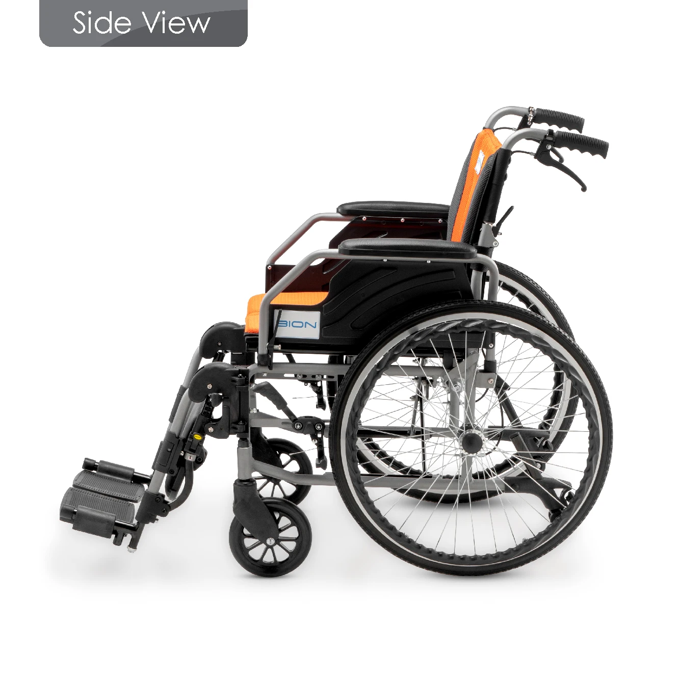 [ BION ] iLight Wheelchair Elevating Flip-up Armrests  Leg Elevating Wheel chair for disable Hospital Homecare Singapore Brand