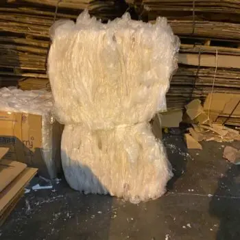 Clear Recycled Plastic Roll Bales LDPE Agriculture Film Scrap