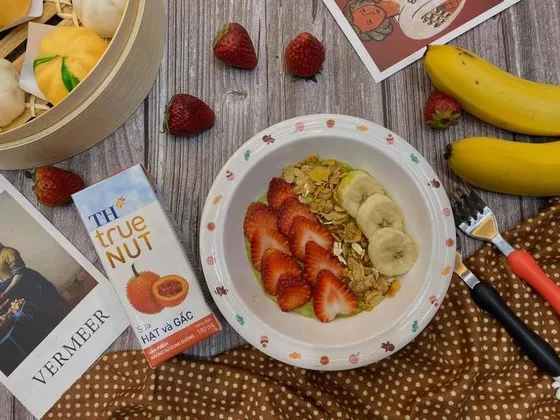 Молочная смесь орехов и Gac молоко TH True NUT 180 мл стерилизованное ароматизированное с сроком годности 9