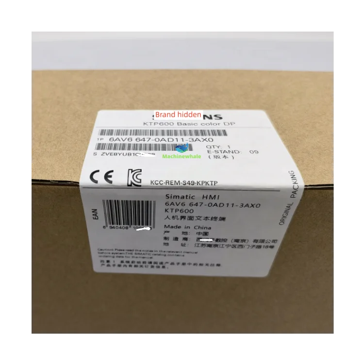 6AV6647-0AD11-3AX0 SIMATIC HMI KTP600 базовая панель 6-дюймовый TFT дисплей 6AV6647-0AD11-3AX1 6AV6647-0AA11-3AX0
