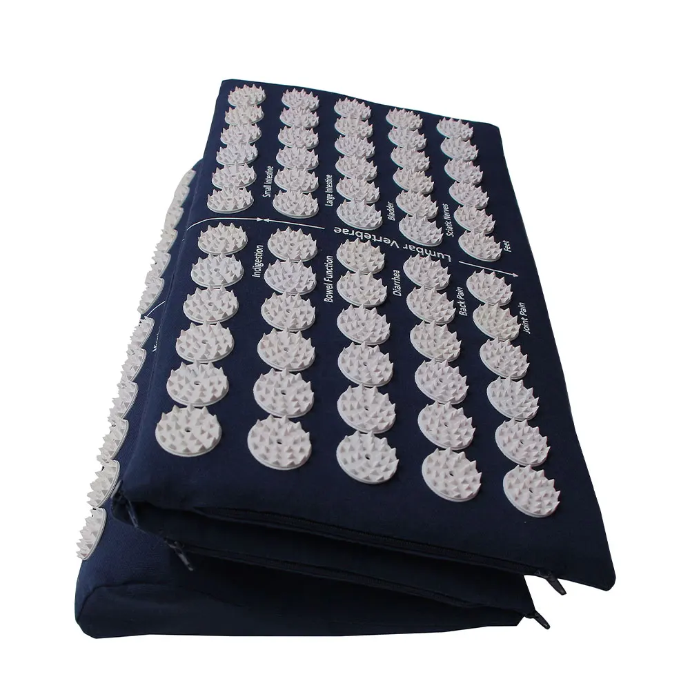 Best Quality Product Acupressure Mat And Pillow Set Round Plastic Spikes Available At Factory Price From Trusted Supplier