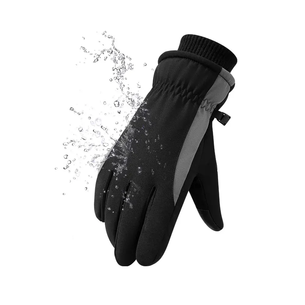 Cold Weather Gloves Warm Winter Snow Ski Windproof Gloves With Long Cuff For Snowboarding Riding Gloves