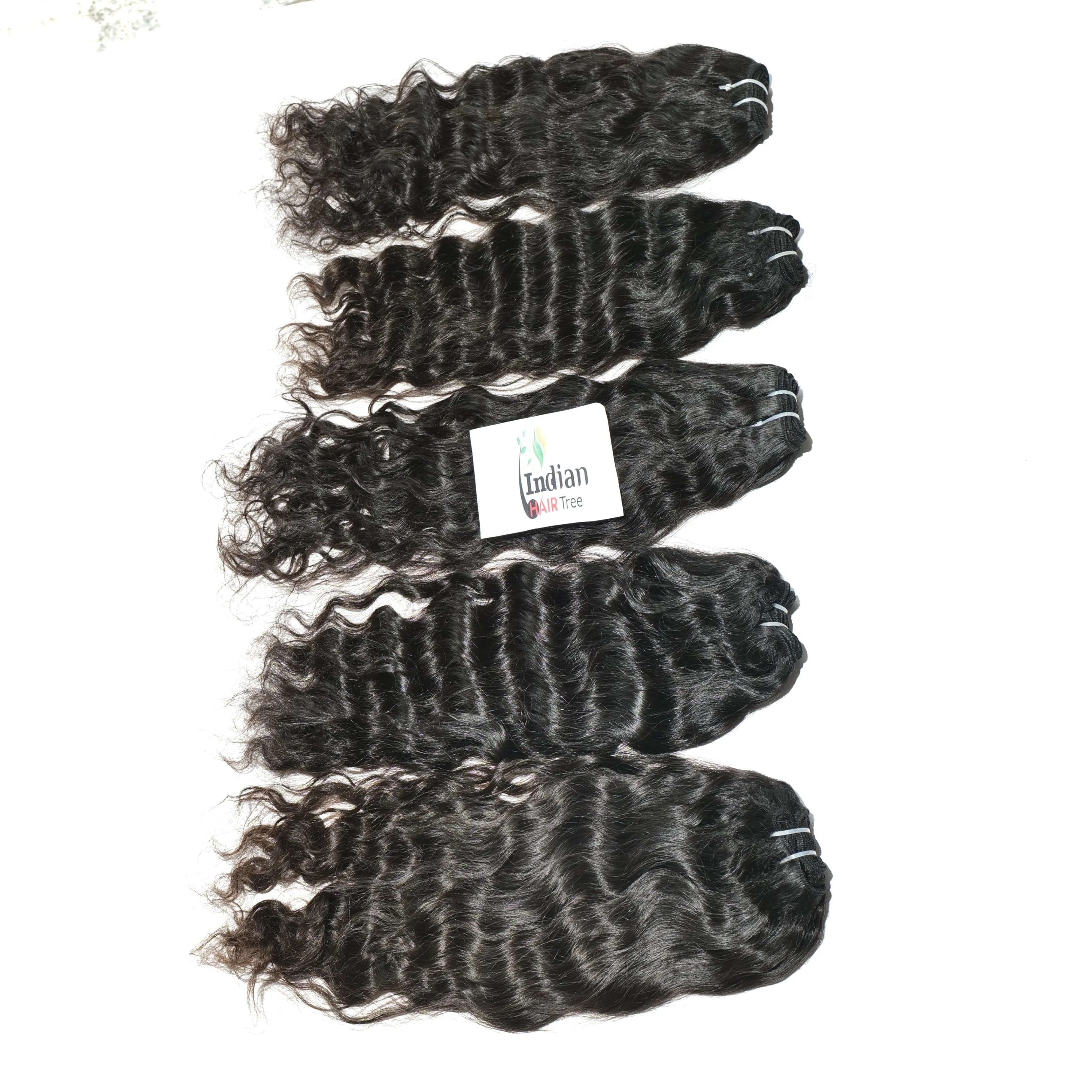 Unprocessed 100% Wholesale factory price Cuticle aligned hair Natural Human Indian Hair Extensions