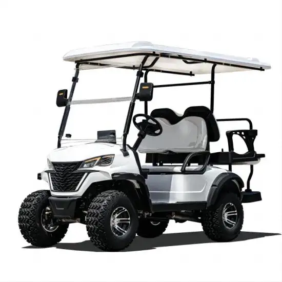 Best CE Approved Battery Powered 2+2 Seats AC Motor Golf Carts Electric 4 seater Golf Buggy Ready For Export