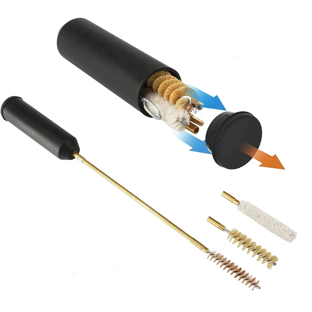 9mm Tool Tactical attachment Gun cleaner Kit with gun cleaning brushes 7pcs