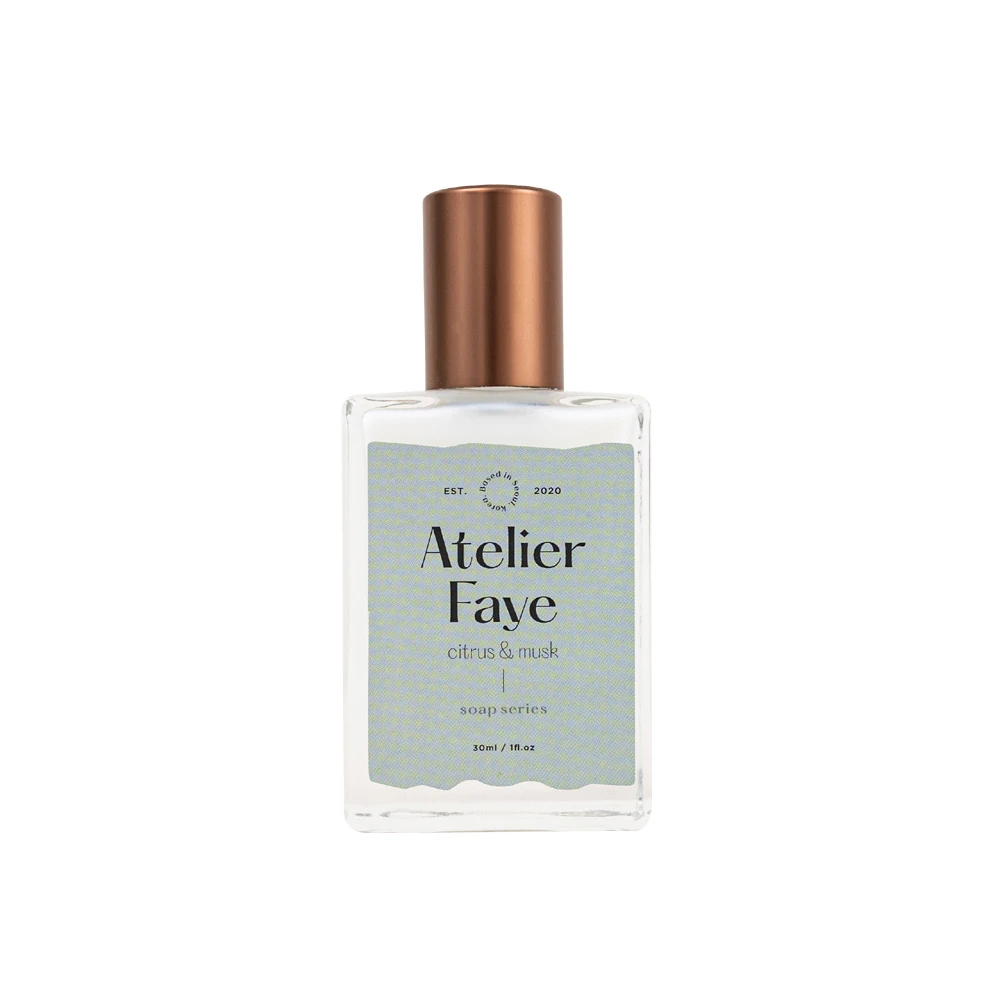 [Atelierfaye] Eau de Perfume Water Based Perfume French Rose fresh rose, Day Off cosy&soapy, Citrus Musk citrus aromatic musk