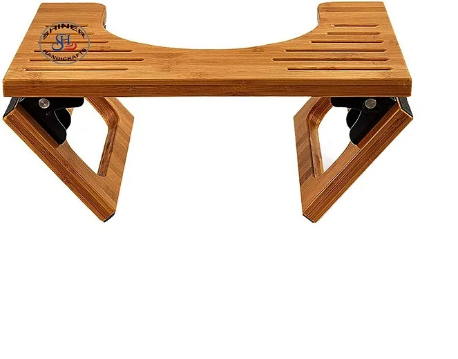 Toilet Squatting Stool Bamboo Toilet Foot Bathroom Step Stool Non-Slip Potty for Children and Adults in Bathroom  Stool