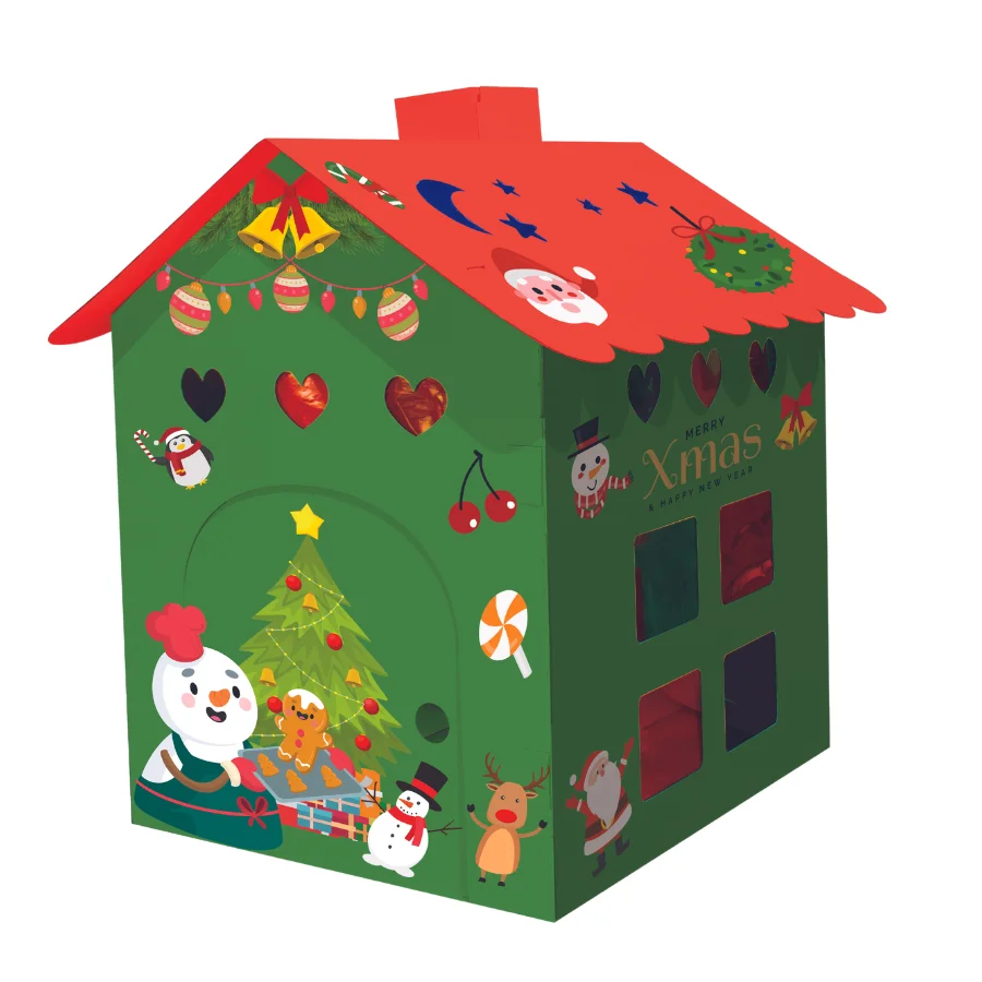 Paper House Paper Drawing And Coloring Puzzle DIY Educational Cardboard Painting Paper House Kids Toys