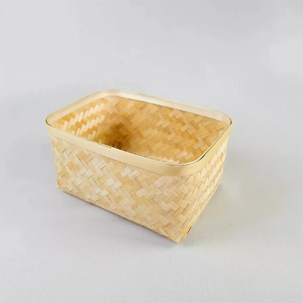 Hot cheap Vietnam wholesale bamboo basket household round shape bamboo baskets