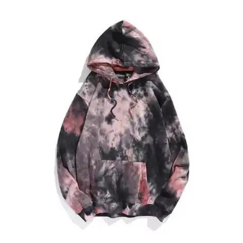 Hip hop 360 gsm tye die Hoodies mens High quality 100% cotton Pullover Tye die hoodies for men