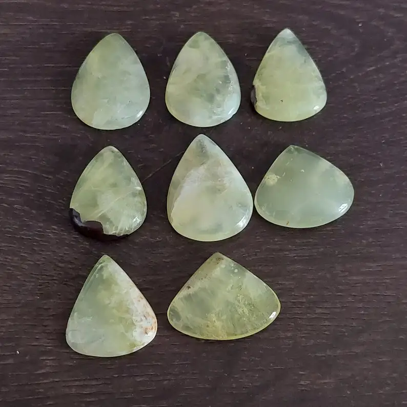 Beautiful Prehnite Crystal 100% Natural Yellow Pear Shaped Top Grade Loose Gemstone for Jewelry Making Handmade