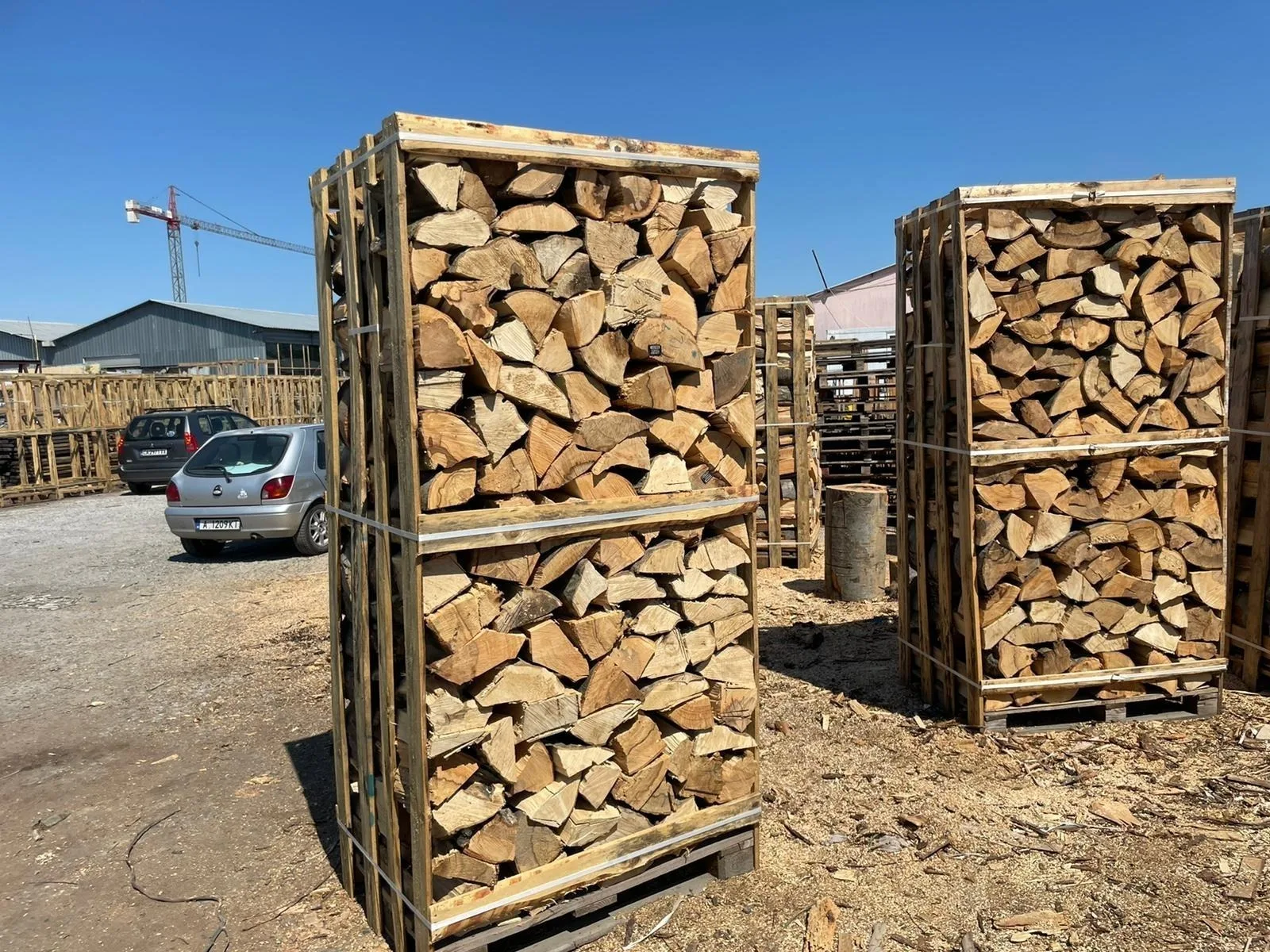 Hornbeam FireWood in Standard Crate with Dried Hardwood Logs 10-20% Moisture BEST PRICE