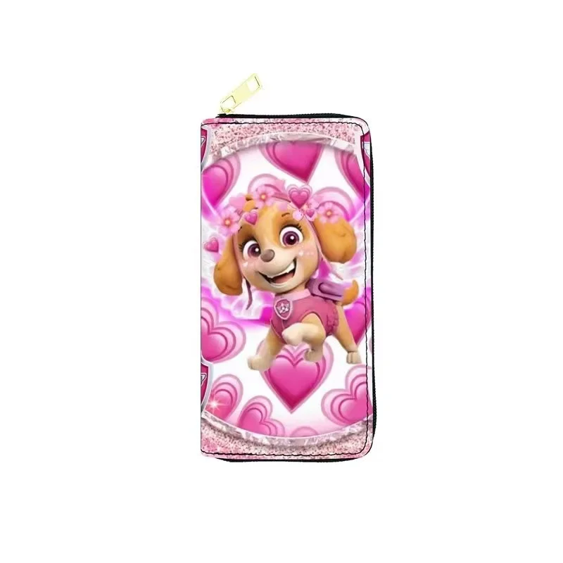 Paww PU Leather wallet student long zipper purse wholesale kids cartoon wallet