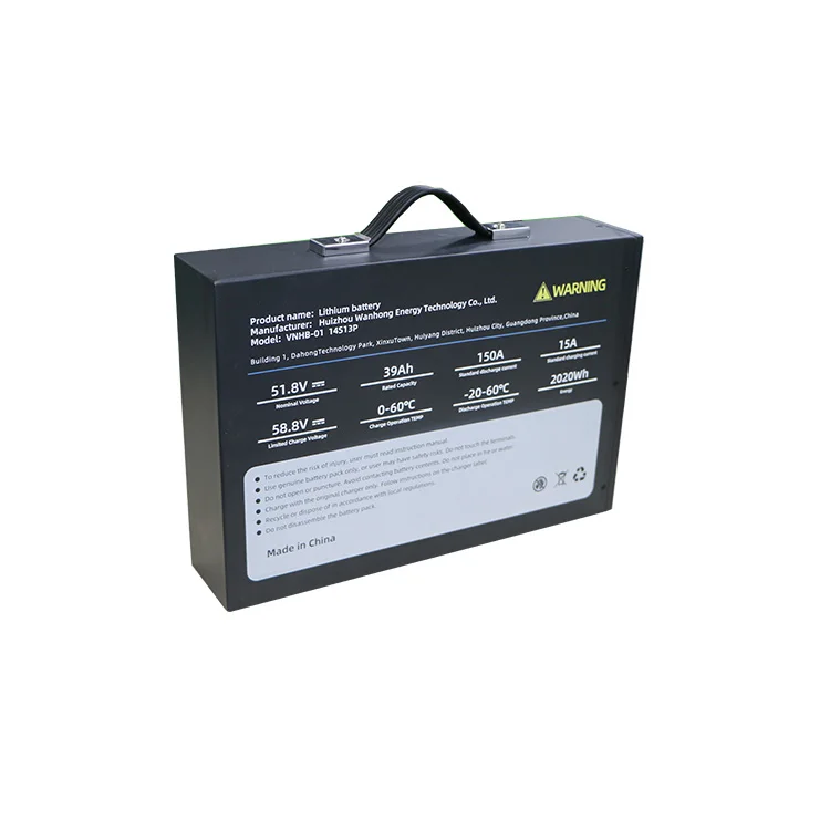 OEM 51.8V 39Ah electric bike li ion battery 18650 battery lithium ion batteries for scooter