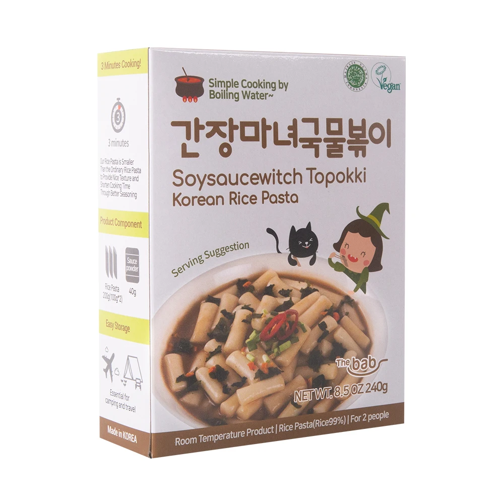 Soysauce Witch Topokki 240 г, высшее качество, Tteokbokki, Халяль, острый, соленый, вкусный, Популярная Корейская кухня, бестселлер 2023