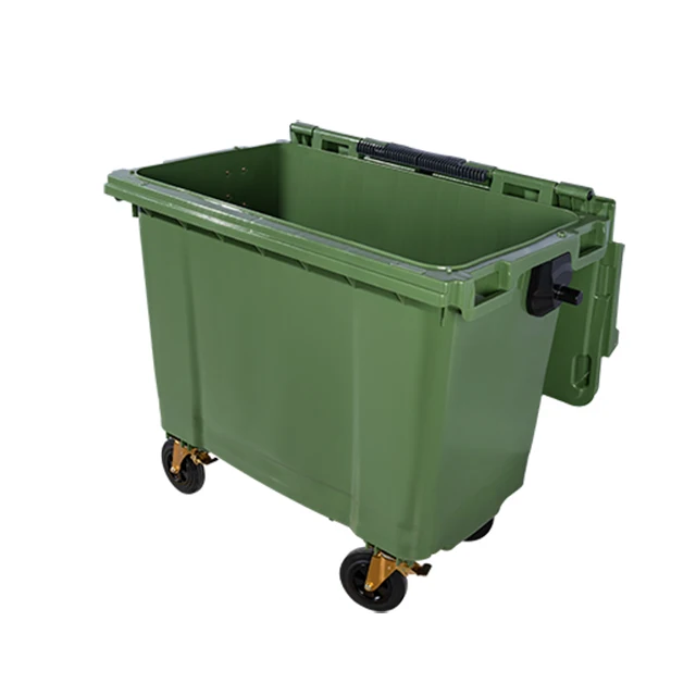 KEITI Ottokorea 660 L Automatic Loading Collection Container With Practicality Various Types Of Wheelie Plastic Waste Bin