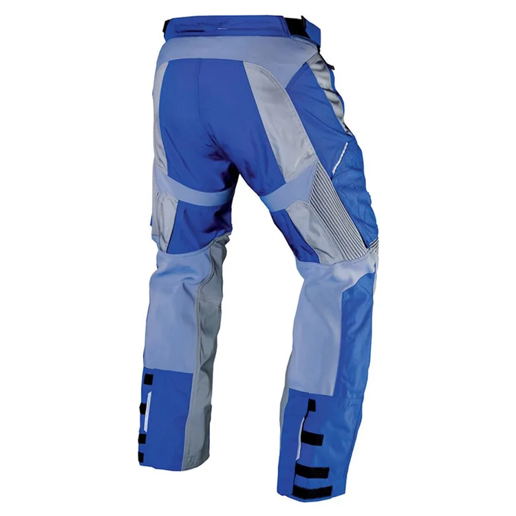 Men Motorcycle Mesh Pants Full Leg Zipper Riding Pants power sports Protective Armored CE   Over The Boot Motocross Pants