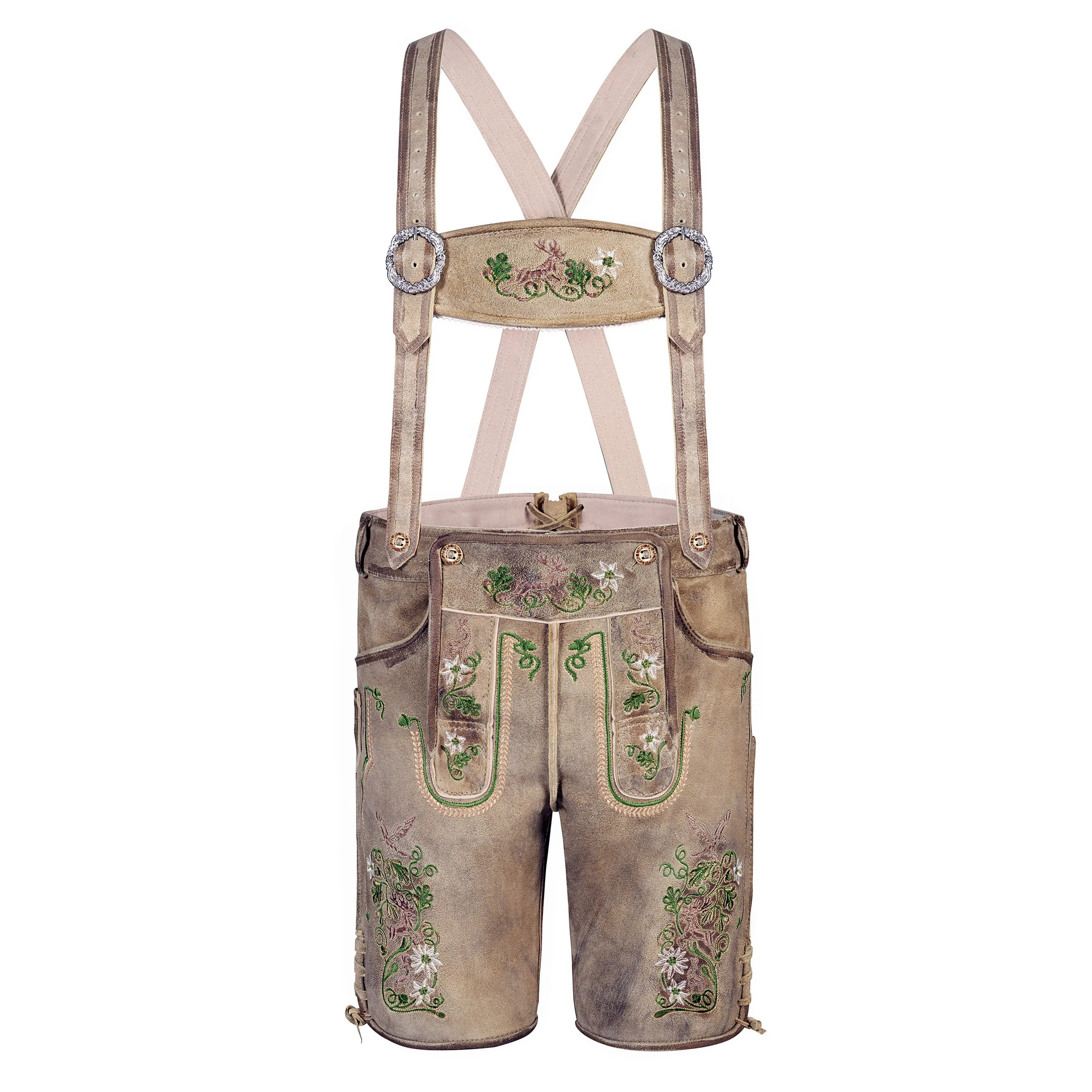 Accel Wear New Trending Men Lederhosen Shorts Germany Traditional Costume High Quality Bavarian Lederhosen Shorts