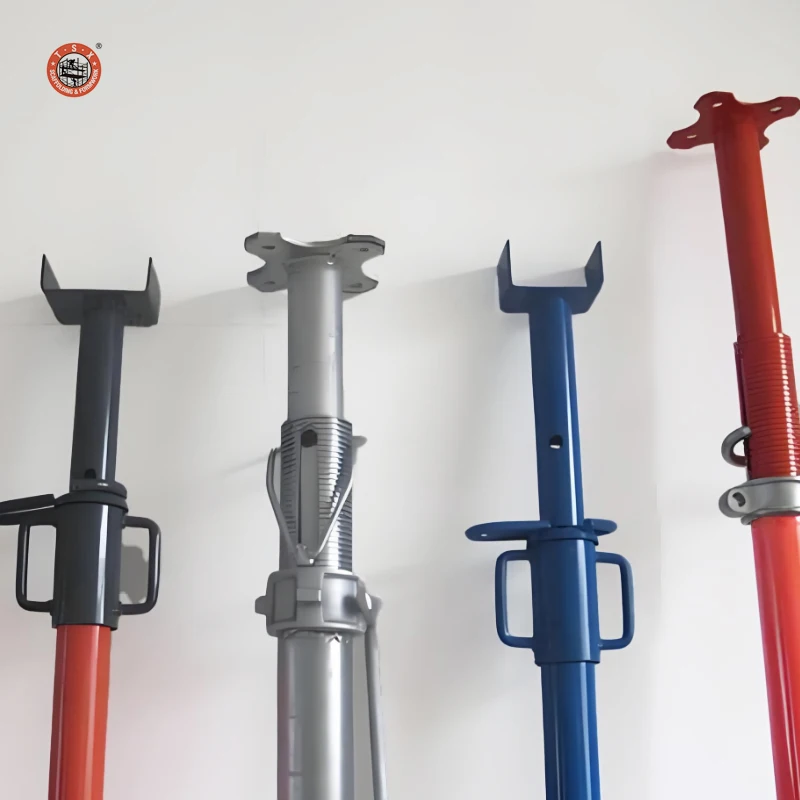Manufacturer of Galvanized & Adjustable Steel Scaffolding Props (800-6000mm) for Construction:Prop Post, Shore Jack Post & Parts