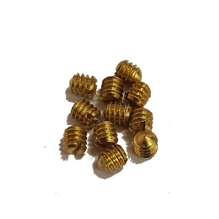 Top Leading Manufacturer of Custom Finish and Material Superlative Quality Slotted Grub Screw for Automotive Industry Use