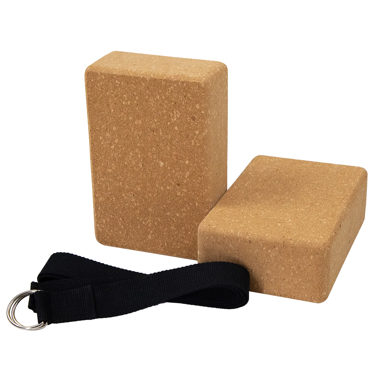 Lightweight Natural Cork Yoga Brick with Personalized Design Custom Anti-Slip Cork Yoga Block
