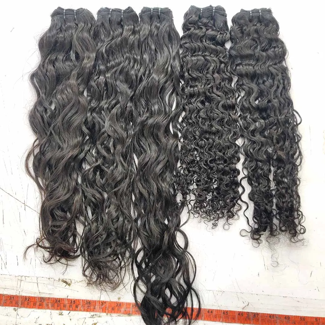 100% NATURAL VIRGIN STRAIGHT INDIAN TEMPLE HAIR UNPROCESSED MACHINE DOUBLE WEFT BUNDLES AND WIGS MANUFACTURER