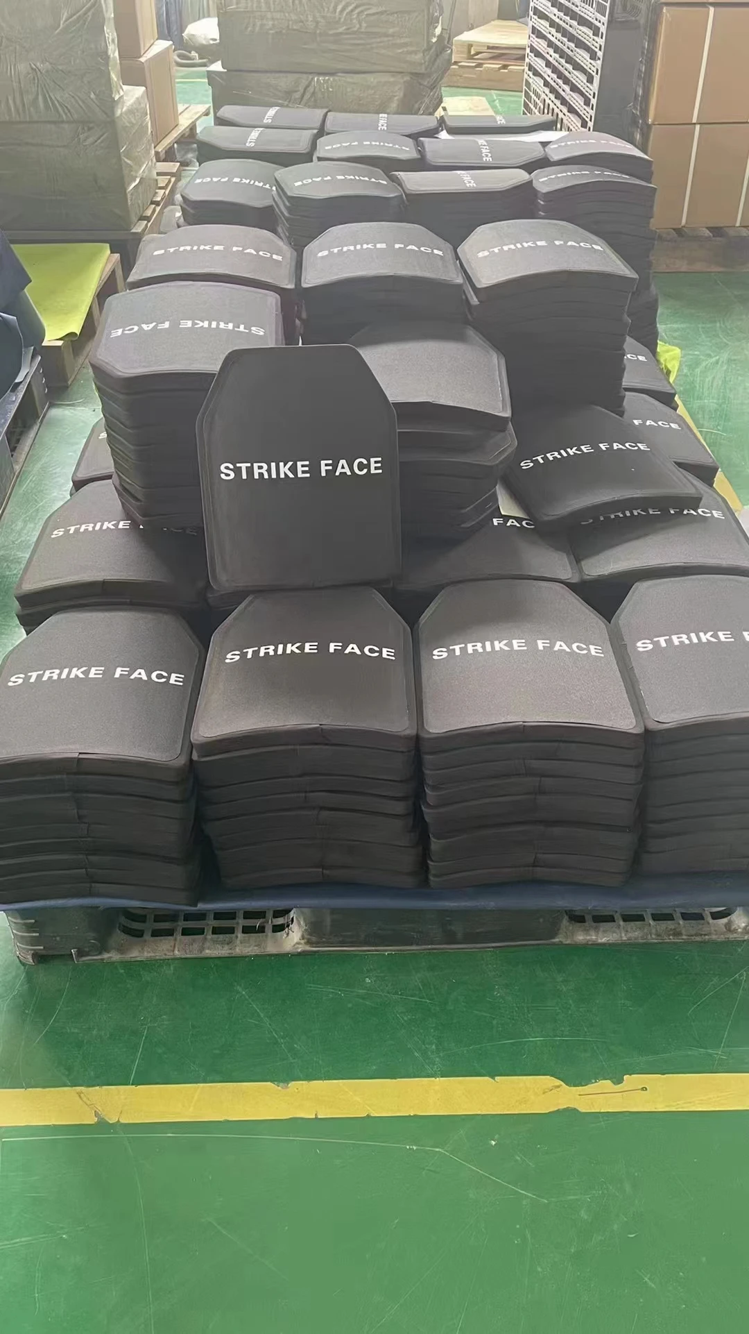 Light weight NIJ IV ceramic hard aluminum oxide/silicon Carbide Bulletproof Plate