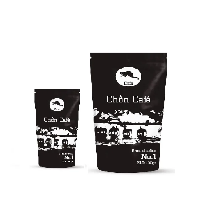 Factory Price Robusta Weasel Coffee No.1 Weasel Coffee Added HACCP ISO 9001:2015 Made In Viet Nam 500gr/Bag