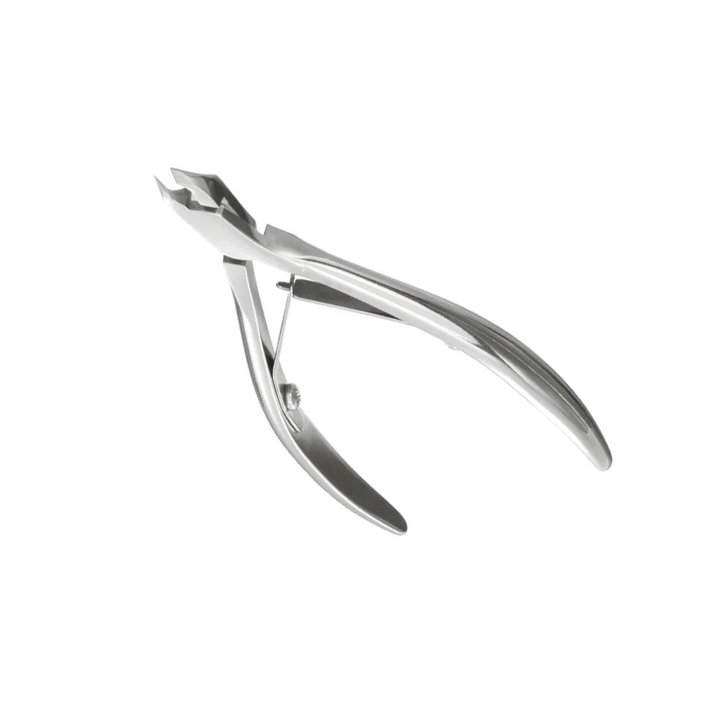 Cuticle Nail Nipper Mirror Polish Double Spring Lap Joint Toenail Nipper 3 mm Tip Cuticle Nipper For Beauty With Custom Packing