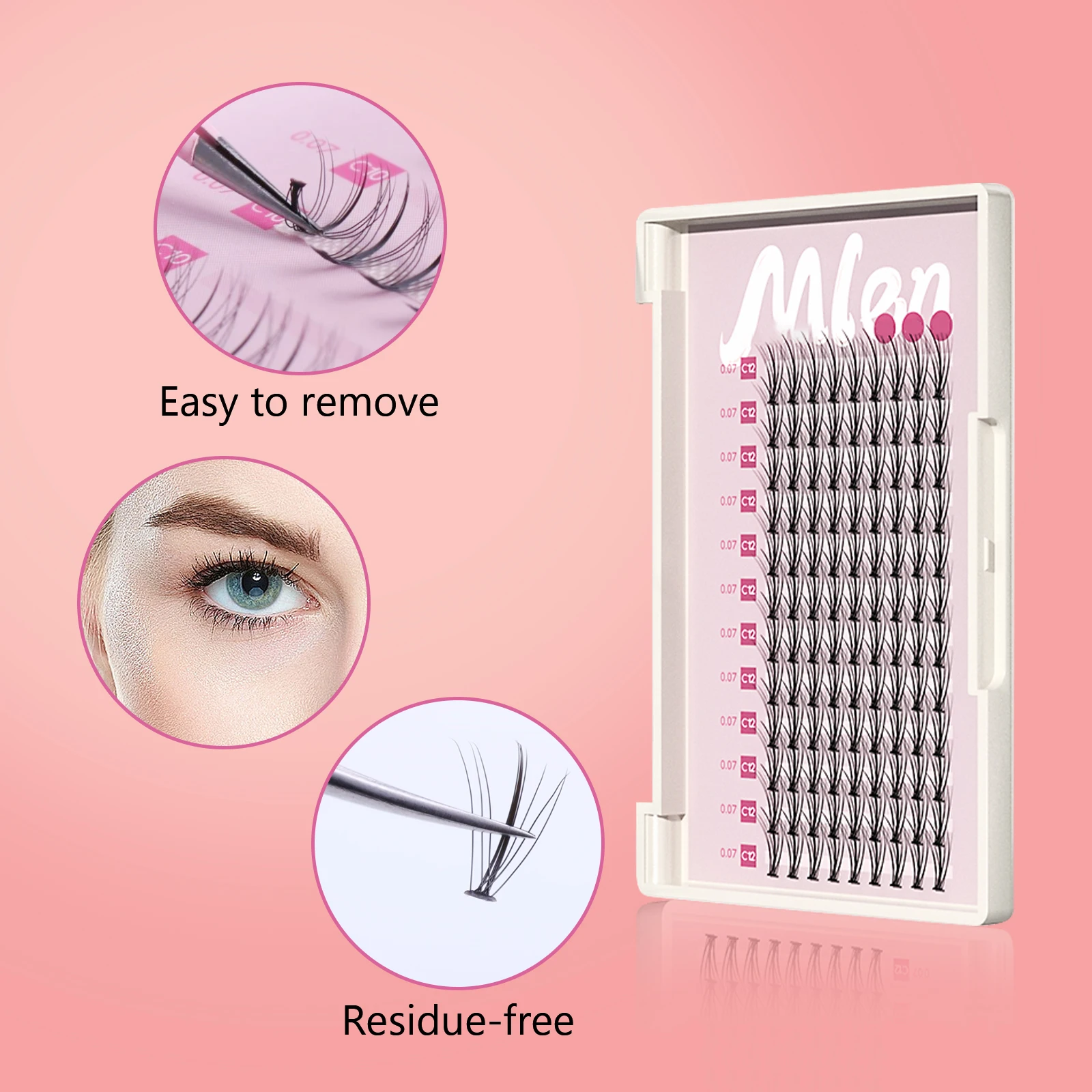 Individual Volume Eyelash Extensions False Eyelashes Artificial Lashes For Makeup Handmade Natural Classic Lash Extens
