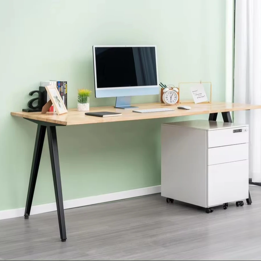 Office Furniture single Conference meeting Table fixed adjustable Study Wooden smart standing office desk