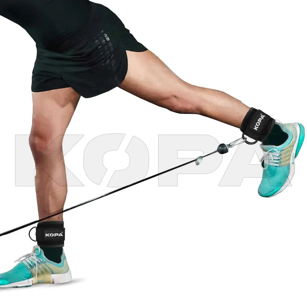 Wholesale Ankle Straps for Cable Machines and Resistance Bands for Home Adjustable Gym Ankle Strap for Workout Protection